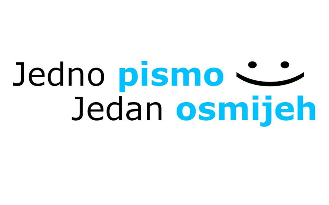 Slika: Jedno pismo – jedan osmijeh