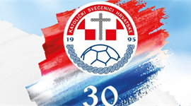 Slika: PROSLAVA 30. OBLJETNICE NOGOMETNE REPREZENTACIJE HRVATSKIH SVEĆENIKA