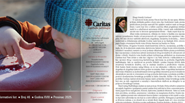 Slika: NOVI BROJ INFORMATIVNOG LISTA »CARITAS«
