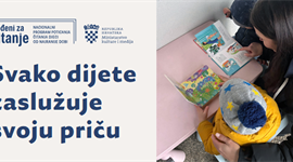 Slika: MALIŠANI IZ KUĆE LJUBAVI U ZAGRLJAJU DOBRE PRIČE