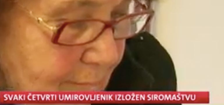 Slika: ALARMANTNI PODATCI O SIROMAŠTVU HRVATSKIH UMIROVLJENIKA