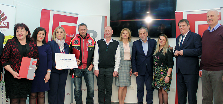 Slika: »PODUZETNI« PRIKUPILI 10.000 KN ZA KUĆU SV. FRANJE