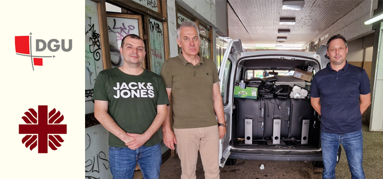 Slika: VRIJEDNA DONACIJA DRŽAVNE GEODETSKE UPRAVE ŽUPNOM CARITASU ZABOK