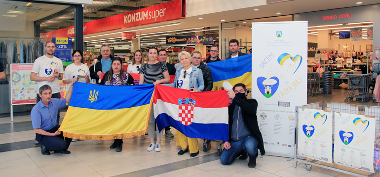 Slika: GORNJA DUBRAVA SRCEM ZA UKRAJINU