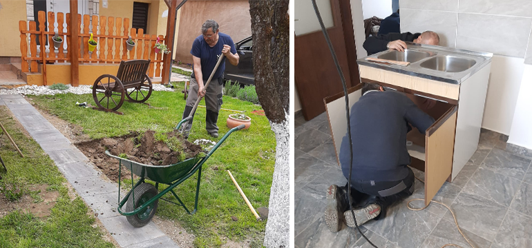 Slika: PROJEKT »KUĆNI MAJSTOR – VOLONTER« CARITASA ŽUPE SVETA TRI KRALJA, KARLOVAC-BANIJA