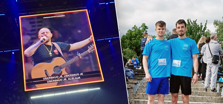 Slika: SLAVE BOGA DOBRIM DJELIMA I PJESMOM