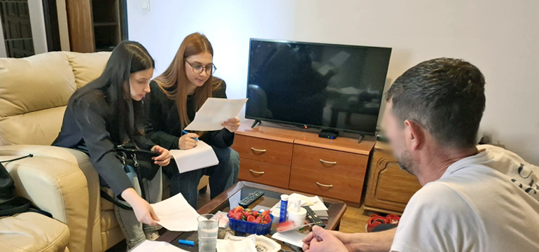Slika: STUDENTI SOCIJALNOG RADA NASTAVLJAJU S PRAKSOM U CARITASU