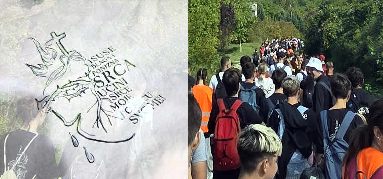 Slika: PREDSTAVNICI CARITASA NA HODOČAŠĆU MLADIH U BISTRICI